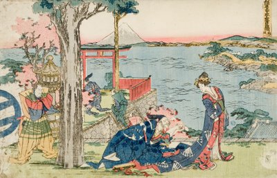 Woodcut by Katsushika Hokusai